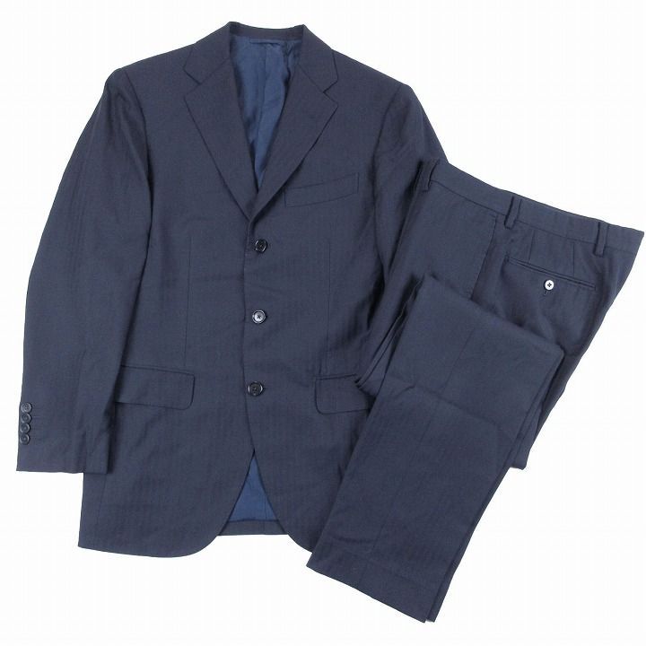 「大人気 新入荷 新品」に該当するファッション通販 ビームスエフ F BEAMS スーツ 煩い ストライプ セットアップ スーツ
