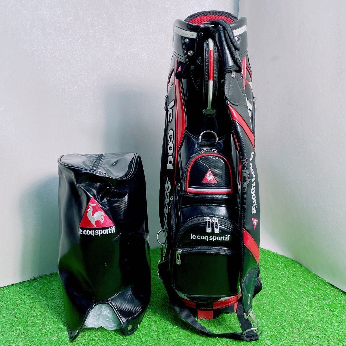 ルコックスポルティフ ゴルフ キャディバッグ9型【ブラック】中古