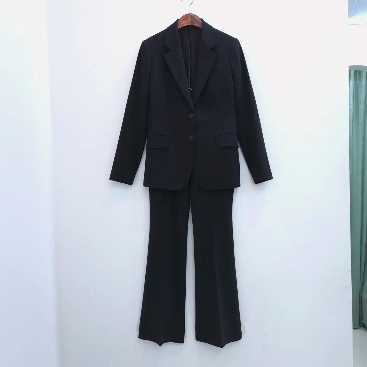 S Theory Japan レディース ブラック スーツ