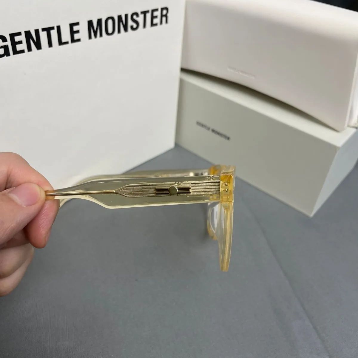 GENTLE MONSTER KAMIL C2 ジェントルモンスター サングラスBTS(防弾少年団）登坂広臣着用 透明 メガネ 男女兼用 - メルカリ