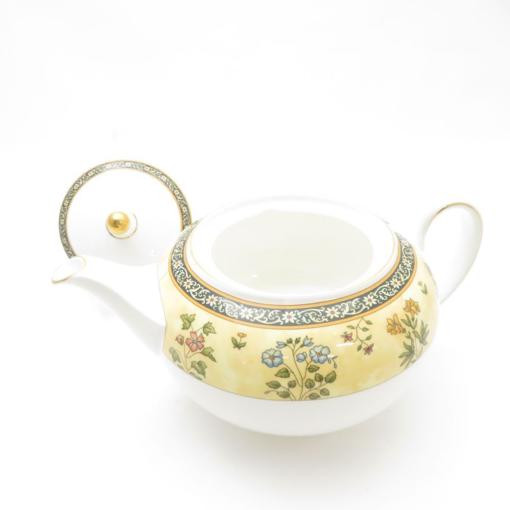 未使用 ウェッジウッド インディア ティーポット 1点 幅23cm