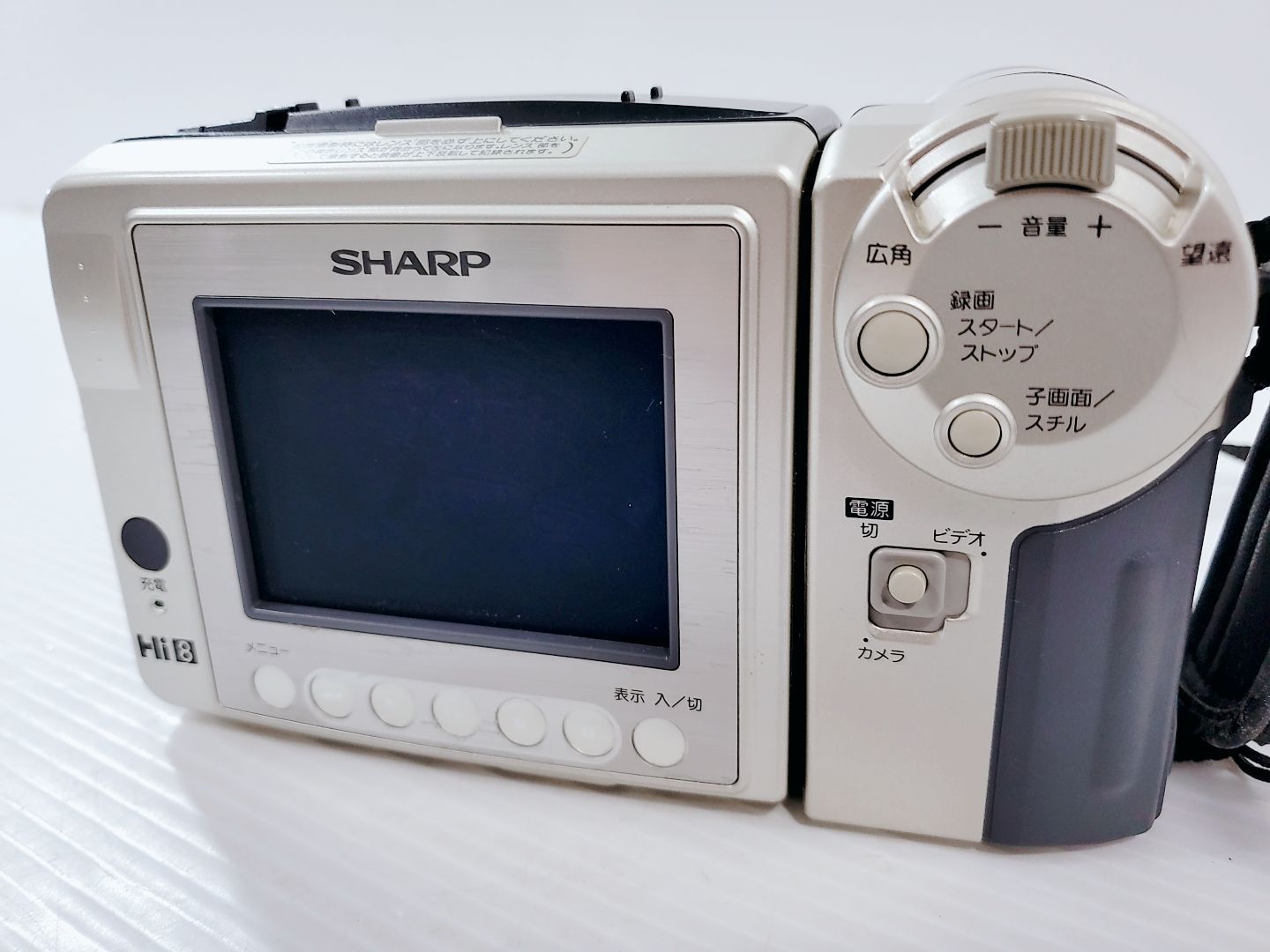 レトロ SHARP 液晶8ミリビデオカメラ VL-EH500 - メルカリ