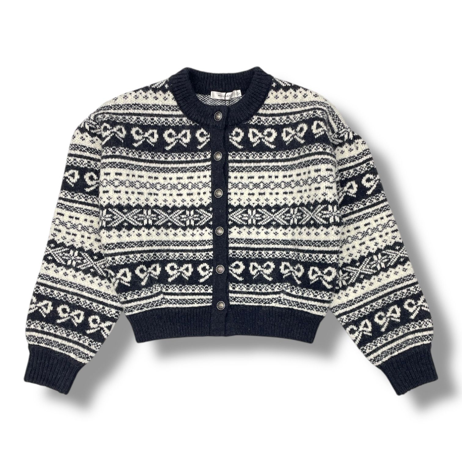 マウジー 未使用 タグ付き カーディガン レディース 秋 ショート丈 ベージュ moussy - 今季完売♡MOUSSY WAIST TUCK カーディガン♡新品未使用タグ