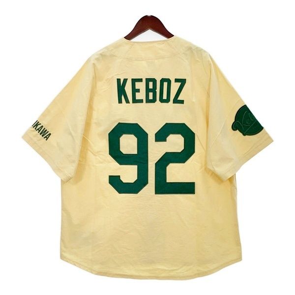 KEBOZ CLASSIC BASEBALL SHIRT 1992 クラシック ベースボール プリント シャツ 半袖 ブラウス カットソー ケボズ トップス DM15486