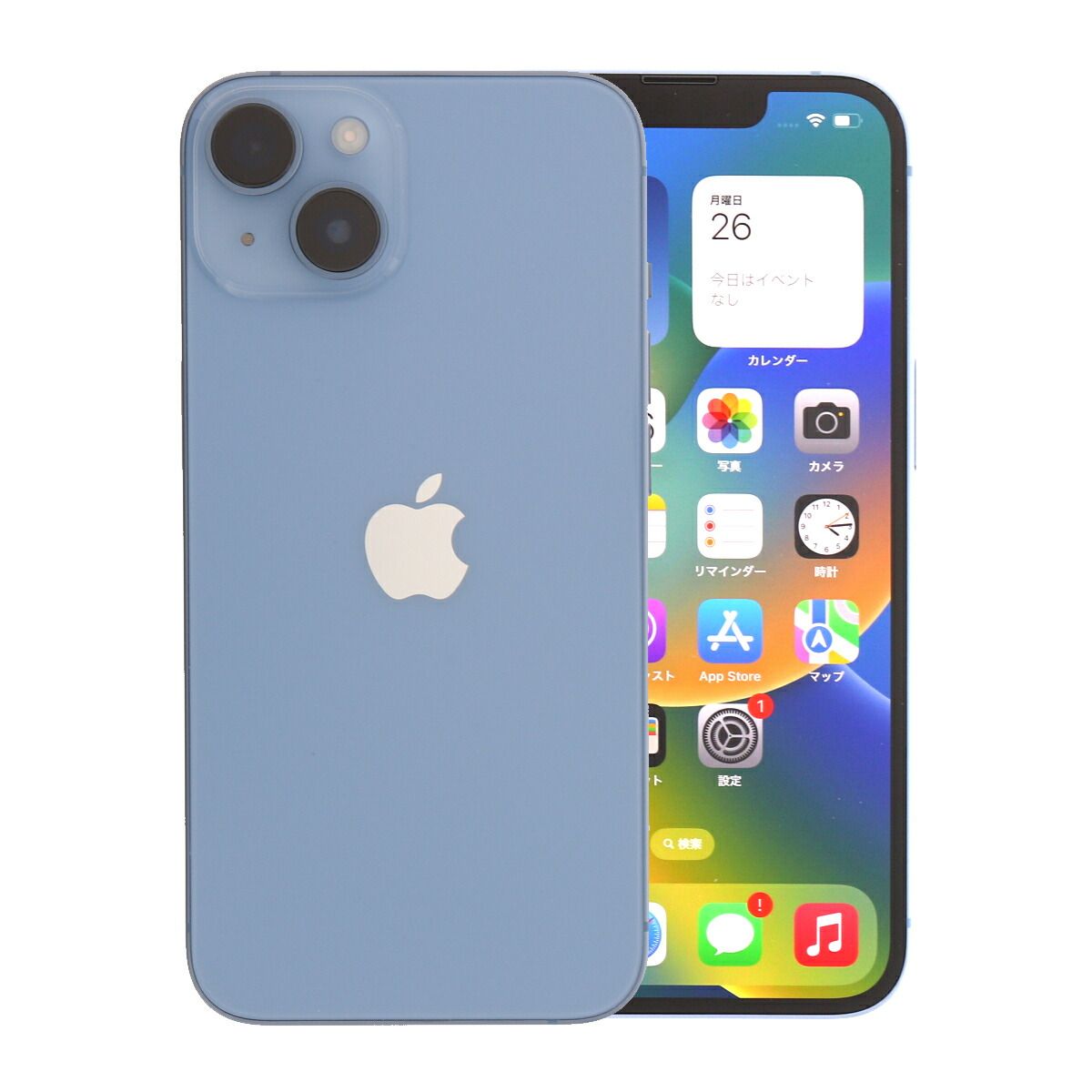 充電ケーブル付 iPhone14 128GB ブルー Apple A2881 SIMフリー  Bランク スマホ 本体 送料無料
