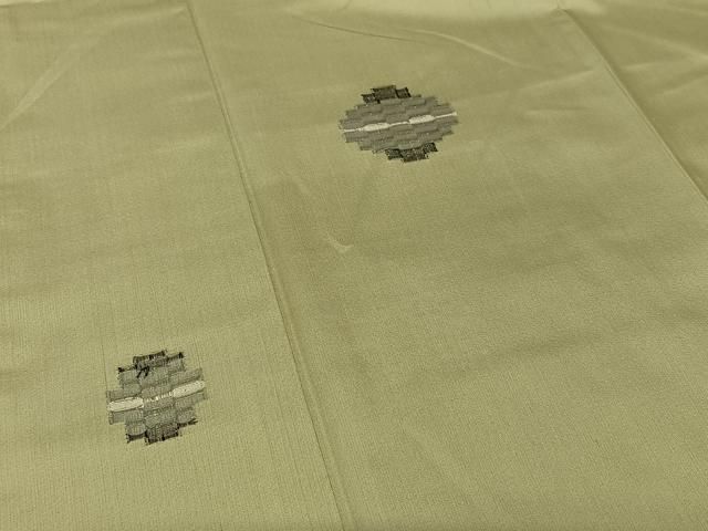 平和屋着物○紬 訪問着 道も織 ロートン織 正絹 逸品 AABA0232zg