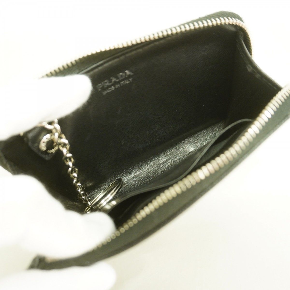☆SALE【5fc4271】プラダ コインケース サフィアーノ レザー