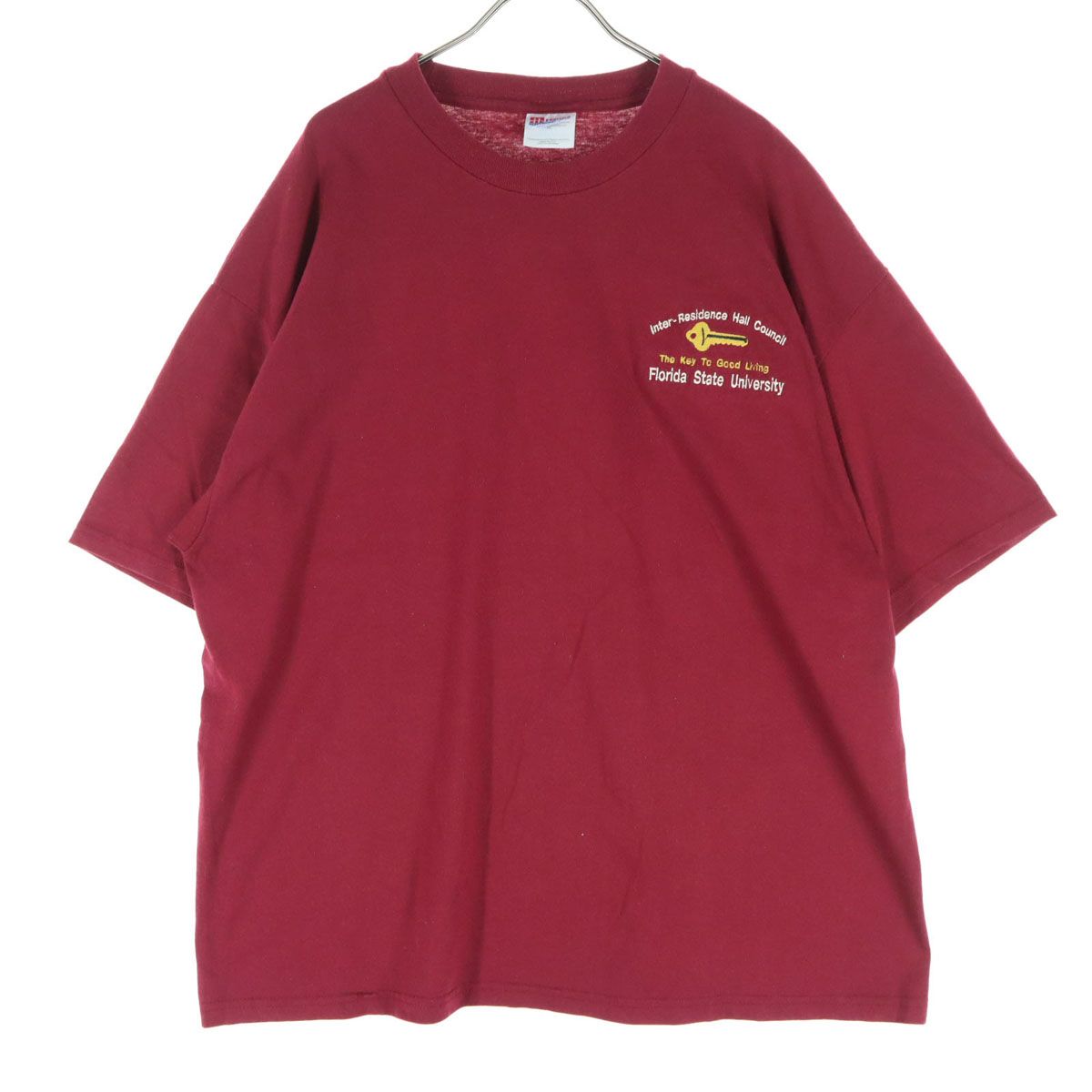 Hanes ヘインズ 90s アメリカ製 オールド スクール刺繍 半袖 