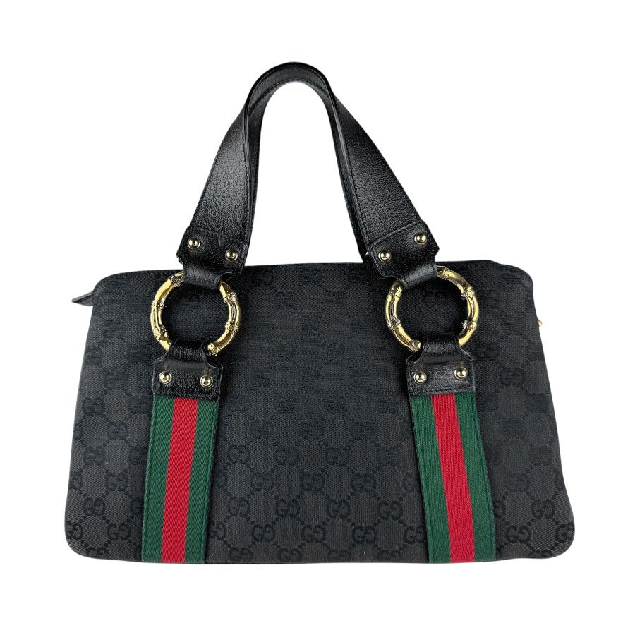 GUCCI グッチ 131324 ハンドバッグ ブラック 14054 レディース【中古】 z7056 グッチ GUCCI ハンドバッグ 131324 - メルカリ