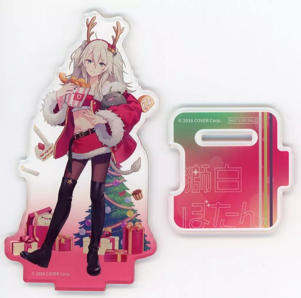 正規品，格安 【中古】アクリルスタンド・アクリルパネル 獅白ぼたん アクリルスタンド 「バーチャルYouTuber ホロライブ 獅白ぼたん×RHINOSHIELD」 クリスマス限定対象商品購入特典 アクリルスタンド