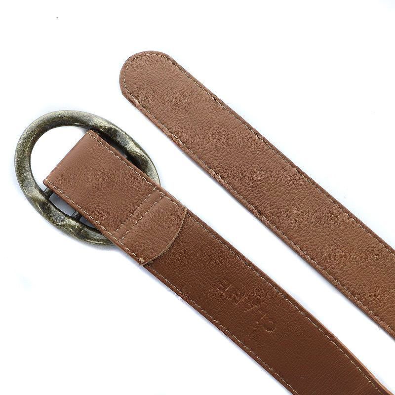 新品未使用　タグ付き　CLANE CIRCLE BUCKLE WIDE BELT CLANE（クラネ）の「CIRCLE BUCKLE WIDE BELT（ベルト）」 - WEAR