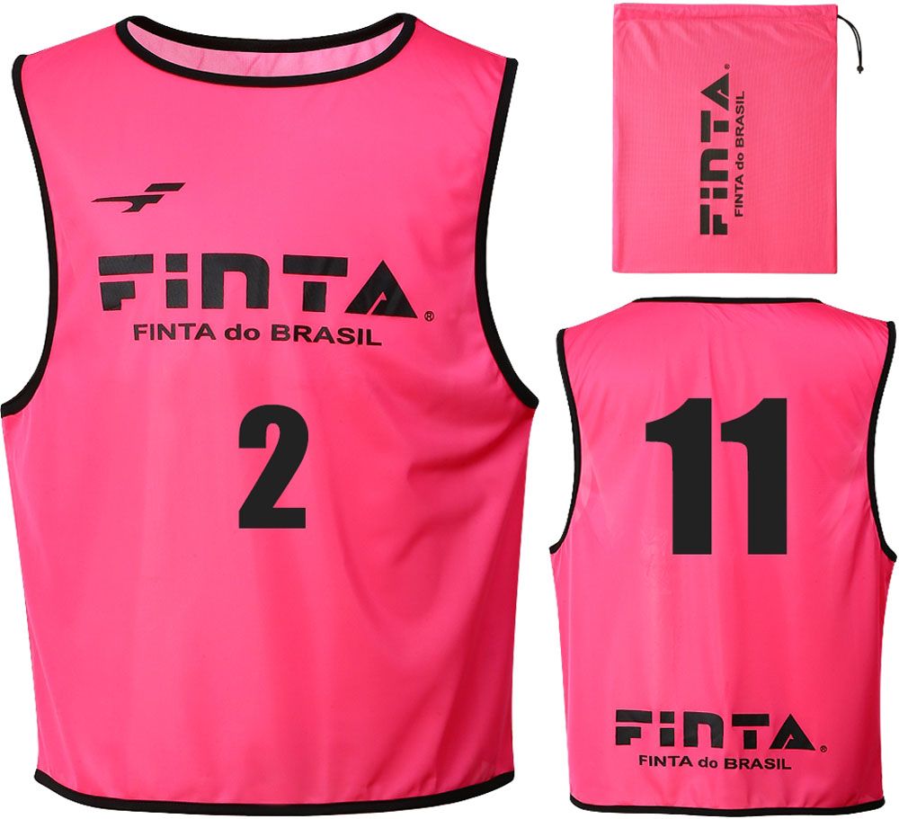 フィンタ FINTA サッカー ビブス 10枚セット 2～11の番号付き