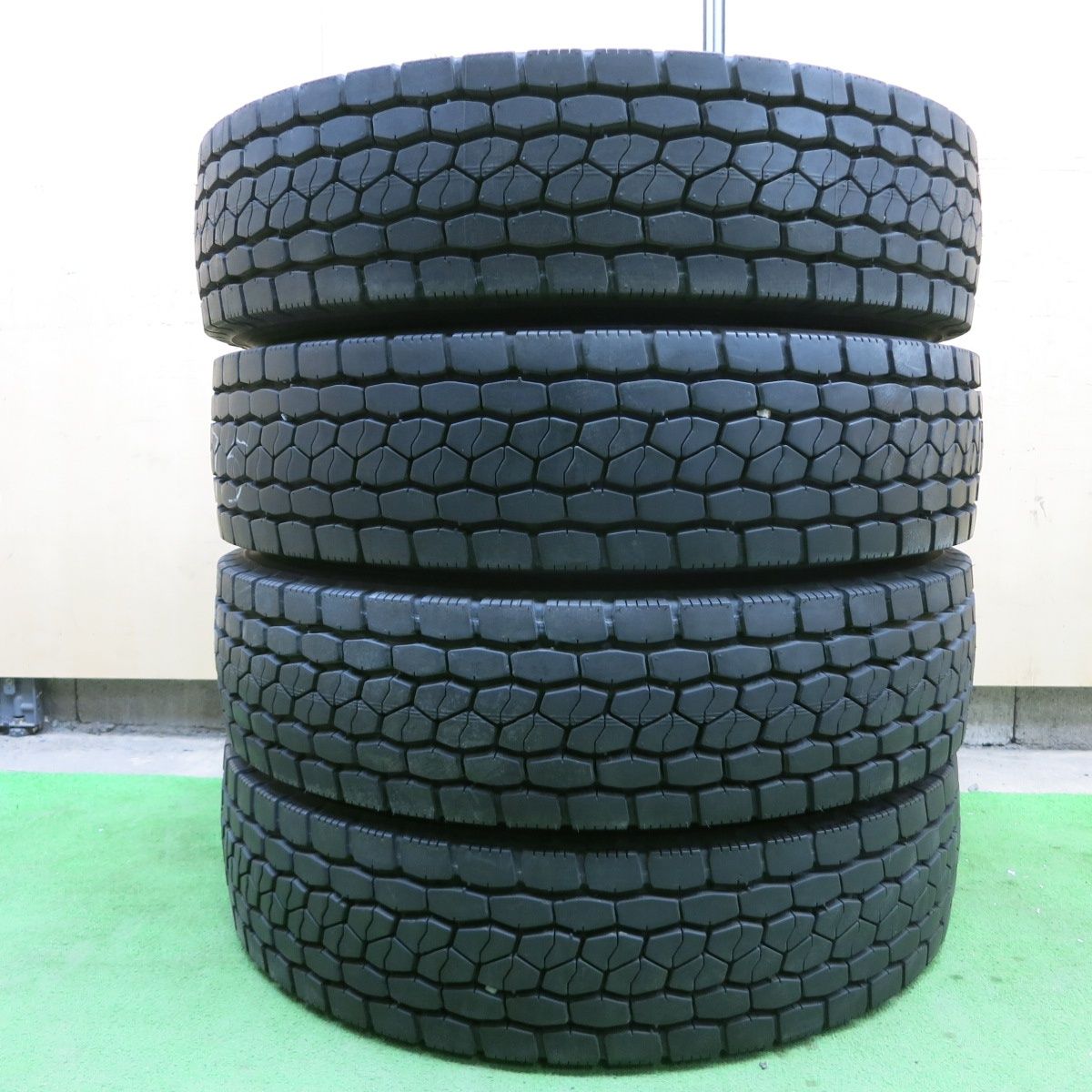 BRIDGESTONE】225/80R17.5 123/122L M800 ミックスタイヤ バリ溝 6本
