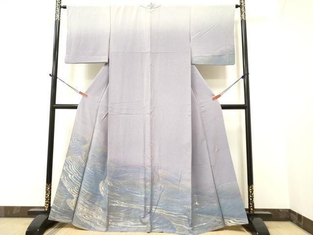 訪問着 千地泰弘 染め分け 華文 訪問着 千地泰弘 染め分け 華文