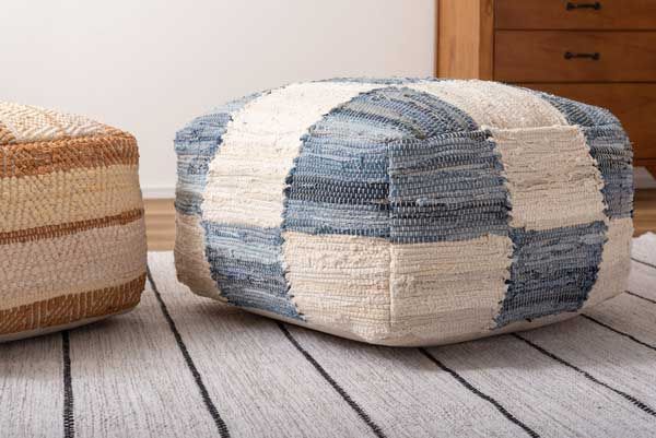 発泡ビーズのビッグクッションスツール スクエア 約W54×D54×H39cm No.004 Ａ MARWIL-DEMENAGEMENTS_CH