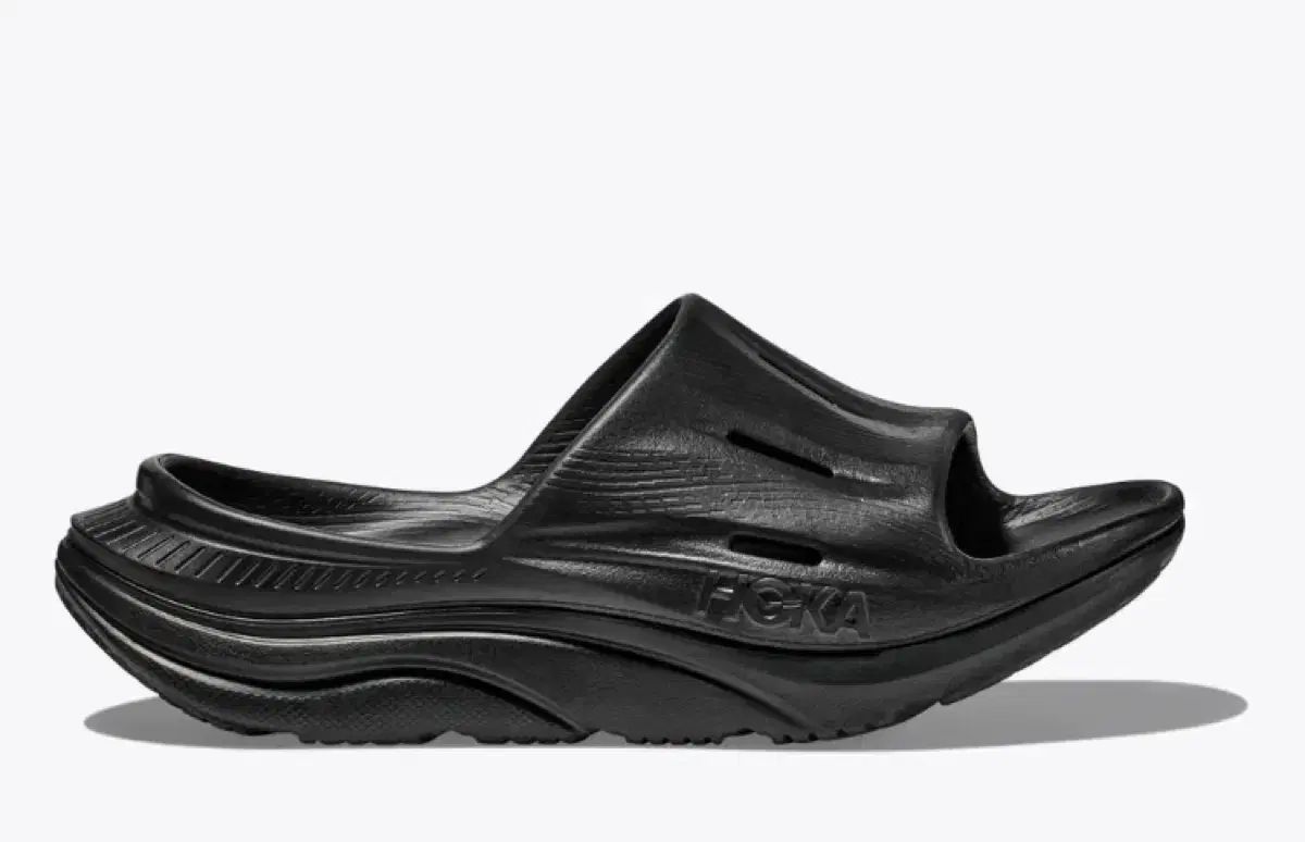 270 HOKA ONE ONE ホカオネオネ オーラ リカバリー スライド 3 黒