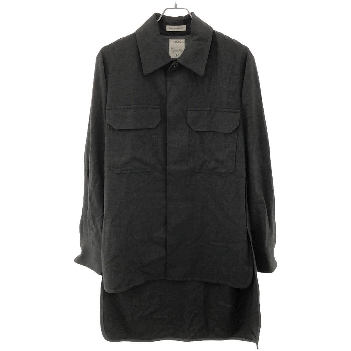 MADISON BLUE マディソンブルー 19AW ウールフランネル オープンカラー