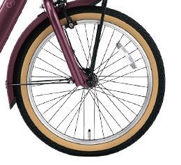 パナソニックギュットアニーズ&クルーム用、 純正部品による完全手組み前輪ホイル パナソニック ギュットアニーズ ギュットクルーム 車輪 ホイール