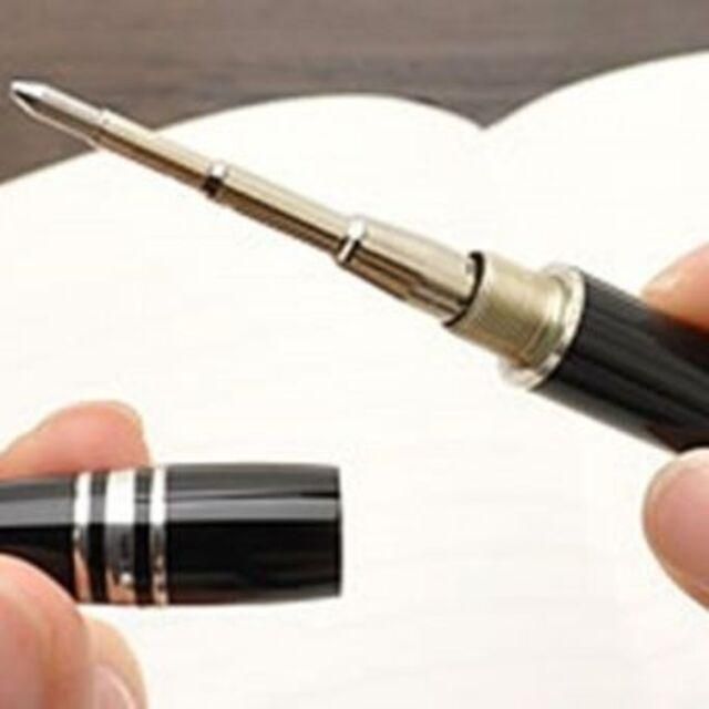 5本セット モンブラン 替え芯 ボールペン用 リフィル 黒 M 中字
