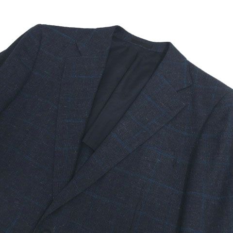 13サイズXL【バーバリーロンドンBurberry】紺ジャケット イタリヤ製生地 バーバリー ロンドン BURBERRY LONDON ジャケット テーラード