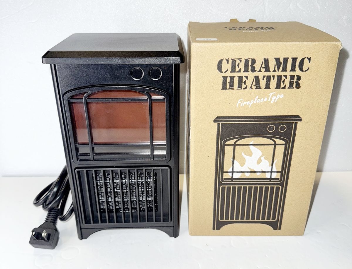 過熱保護機能付き Heshare セラミック スペースヒーター、600W