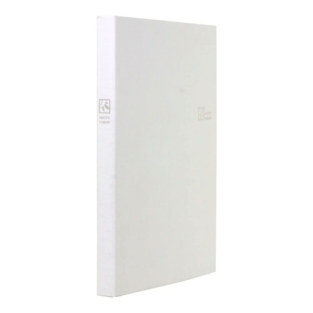 【数量限定】布表紙 3列×3段タイプ9面ポケット 252枚収納 TCPK-INS-252-CG チェキサイズ ホワイト 【ネット限定】セラピーカラー ワンサイズ Nakabayashi