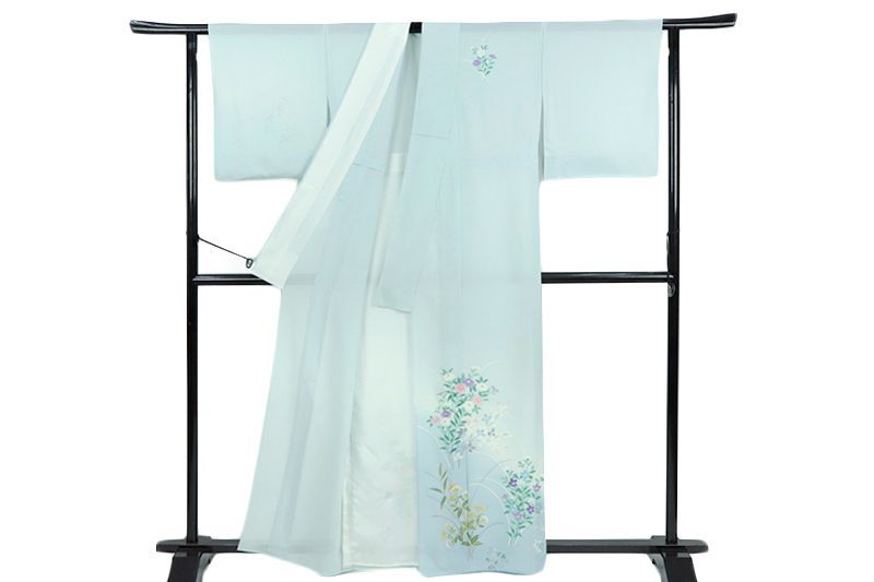 今年人気のブランド品や 麗美逸品【絽-夏着物】 十日町友禅 芍薬菊萩