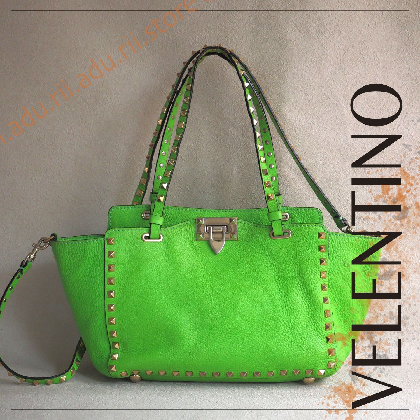 良品☆ ヴァレンチノ ガラバーニ valentino garavani ロックスタッズ ...