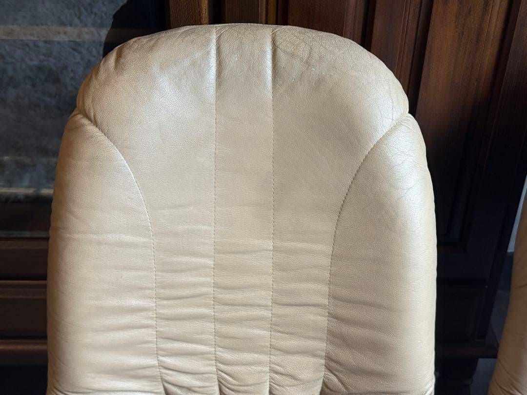 ②FUKURA フクラ　レザー　ヴィンテージ　レトロ　本革　ミッドセンチュリー ②FUKURA フクラ レザー ヴィンテージ レトロ 本革 ミッド