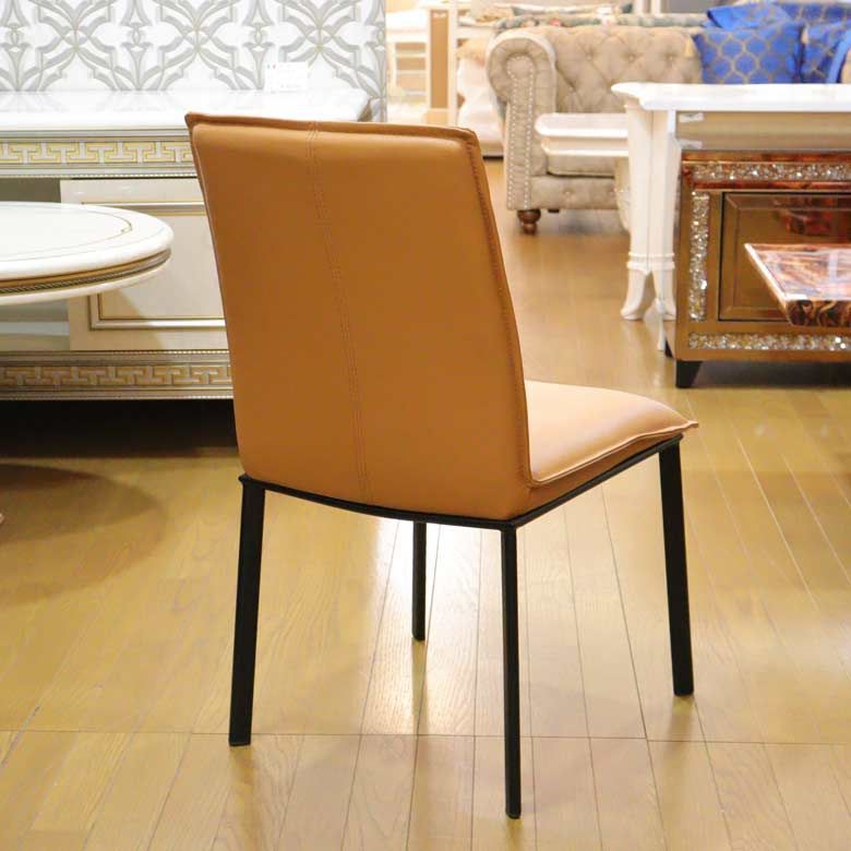 大理石 ダイニングセット 5点セット 180cm 本革 オレンジ 4人用 龍と鯉 大理石 ダイニングセット 5点セット 180cm 本革 オレンジ 4人用