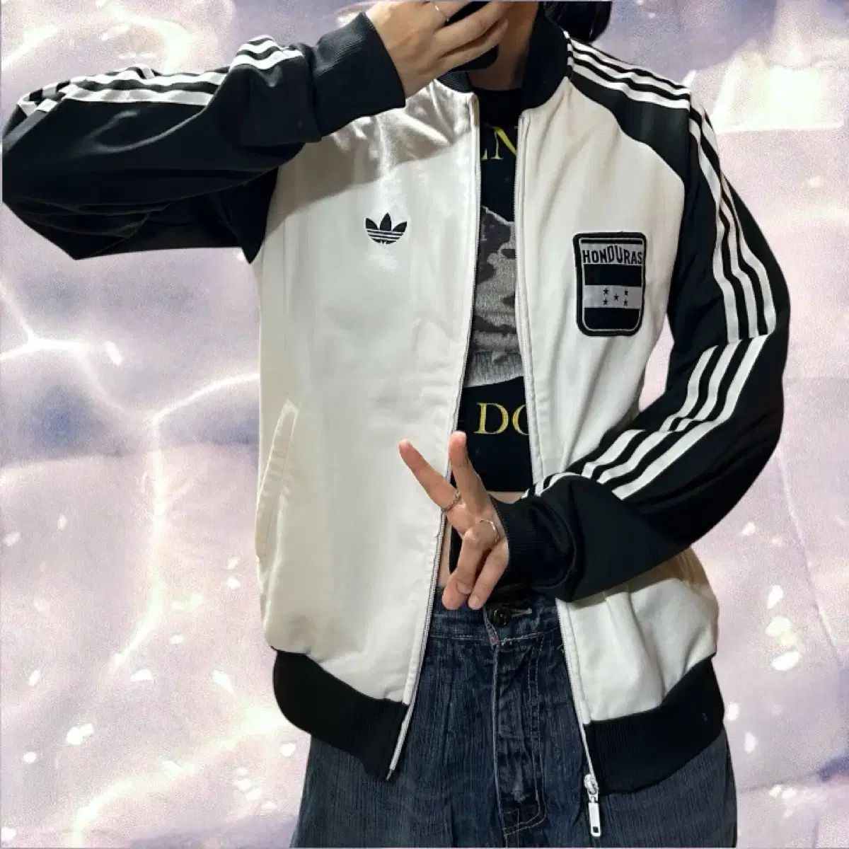 adidas アディダス ジャージ ホンジュラス 00's アディダストラックジャケットジャージ 刺繍 ホンジュラス