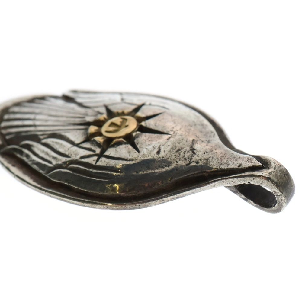 goro's ゴローズ K18付きスプーン ネックレストップ シルバー/ゴールド