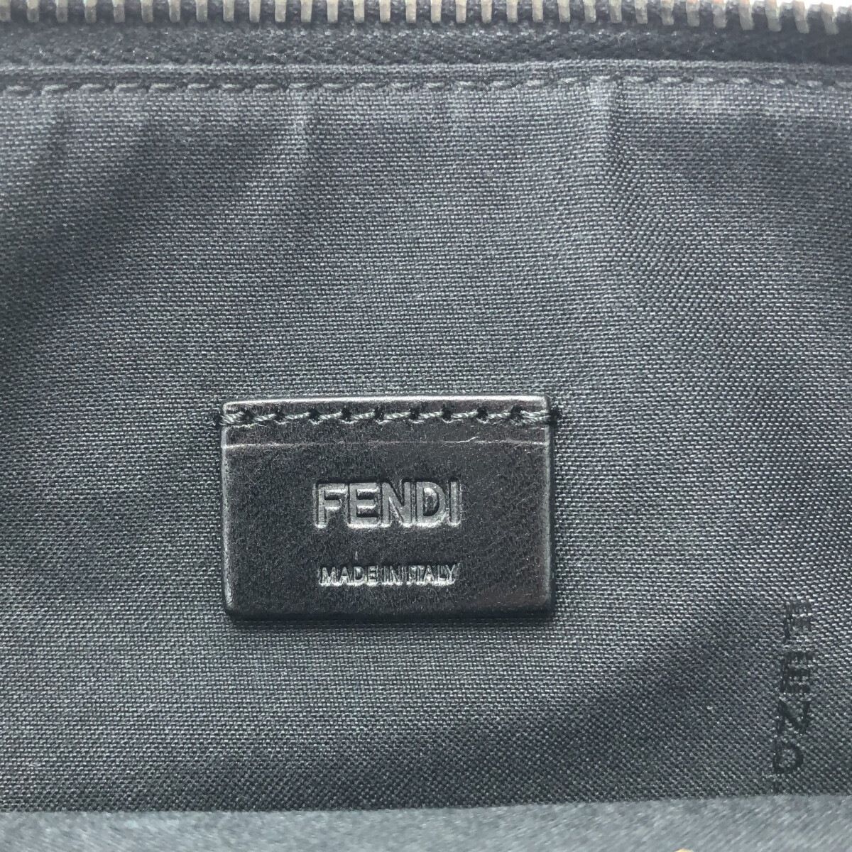 FENDI(フェンディ) クラッチバッグ美品 カーリト 7N0078 黒×白 