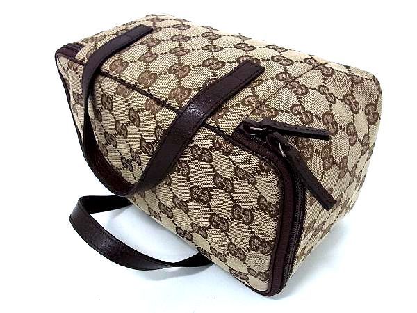 □新品□未使用□ GUCCI グッチ 124540 GGキャンバス×レザー