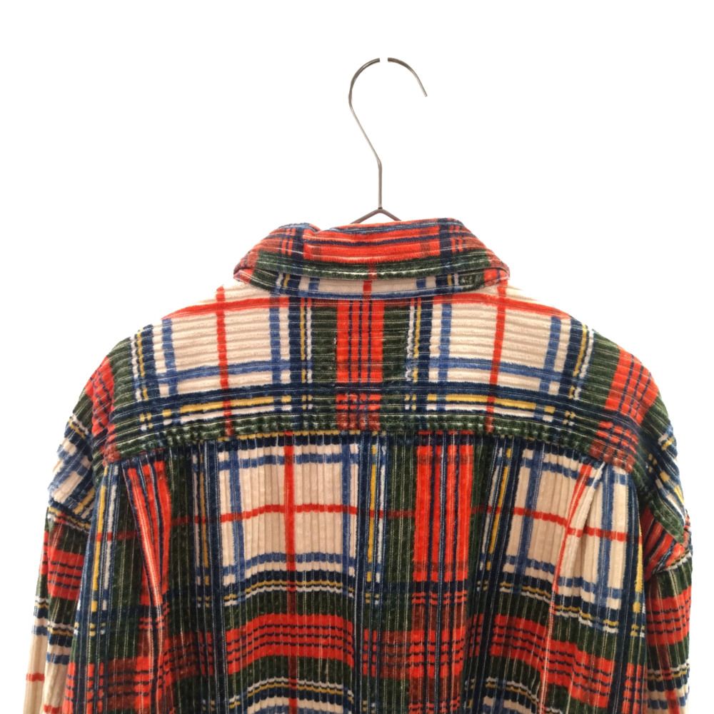 SUPREME (シュプリーム) 22SS Corduroy Shirt Plaid コーデュロイ 長袖