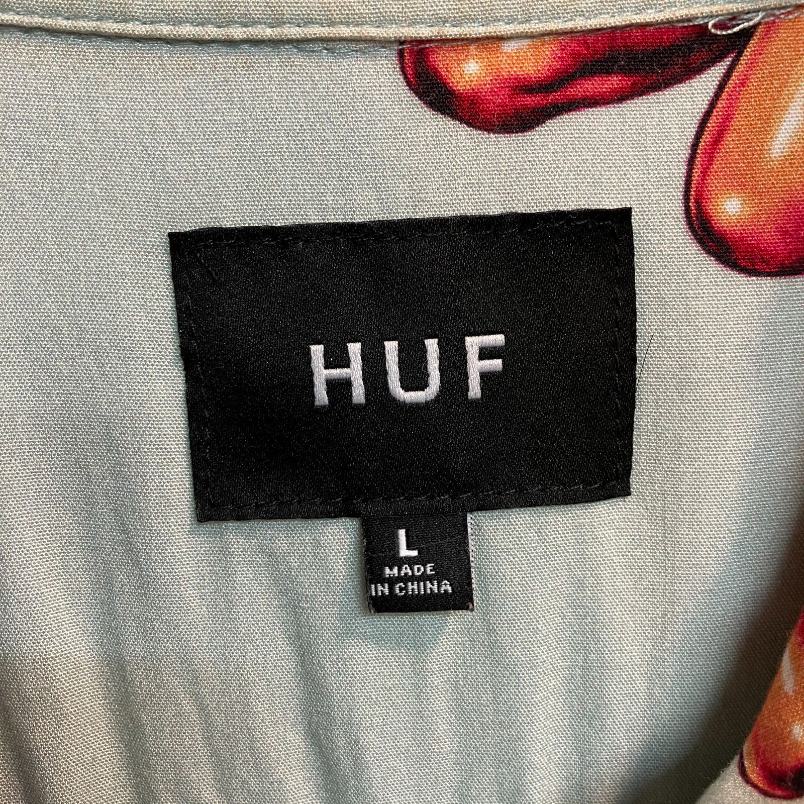 むつ75-080403】HUF ROCKIN JELLY BEAN SS SHIRT Lサイズ【併売 