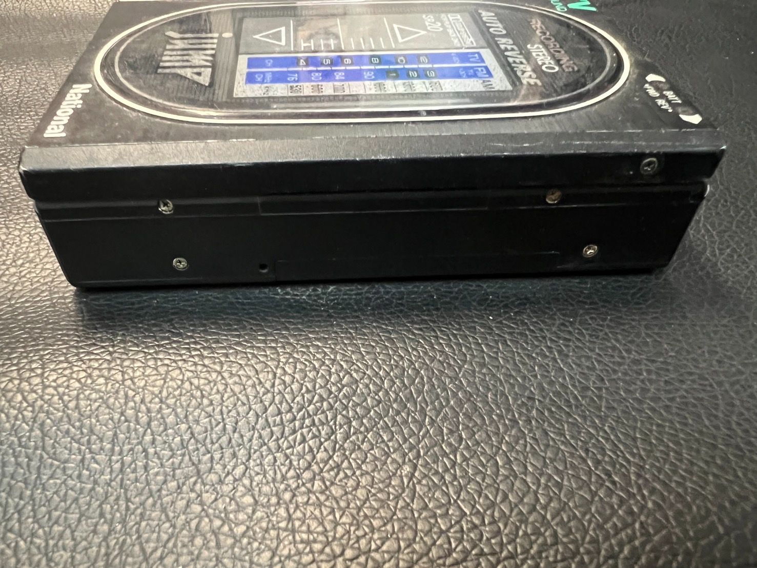 ジャンク ナショナル ポータブルカセットプレイヤー RX-SR20 松下電気 National（ナショナル）TV‐FM‐AM ステレオラジオカセット