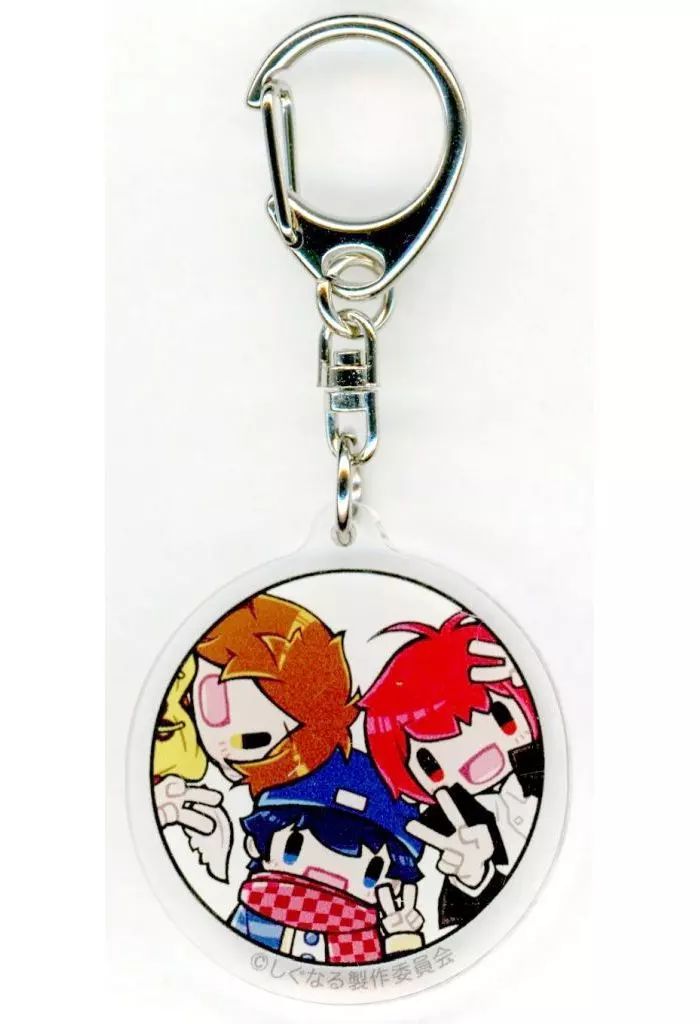 中古】キーホルダー 赤髪のとも＆ぺいんと＆らっだぁ アクリル