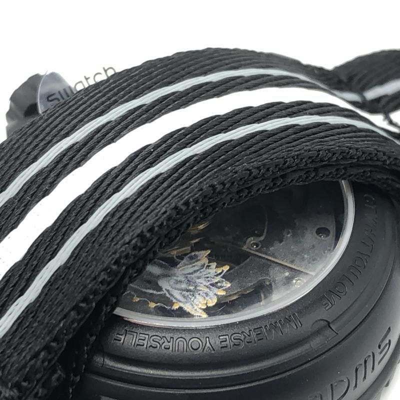中古】Blancpain × Swatch OCEAN OF STORMS 自動巻き腕時計 ブラック
