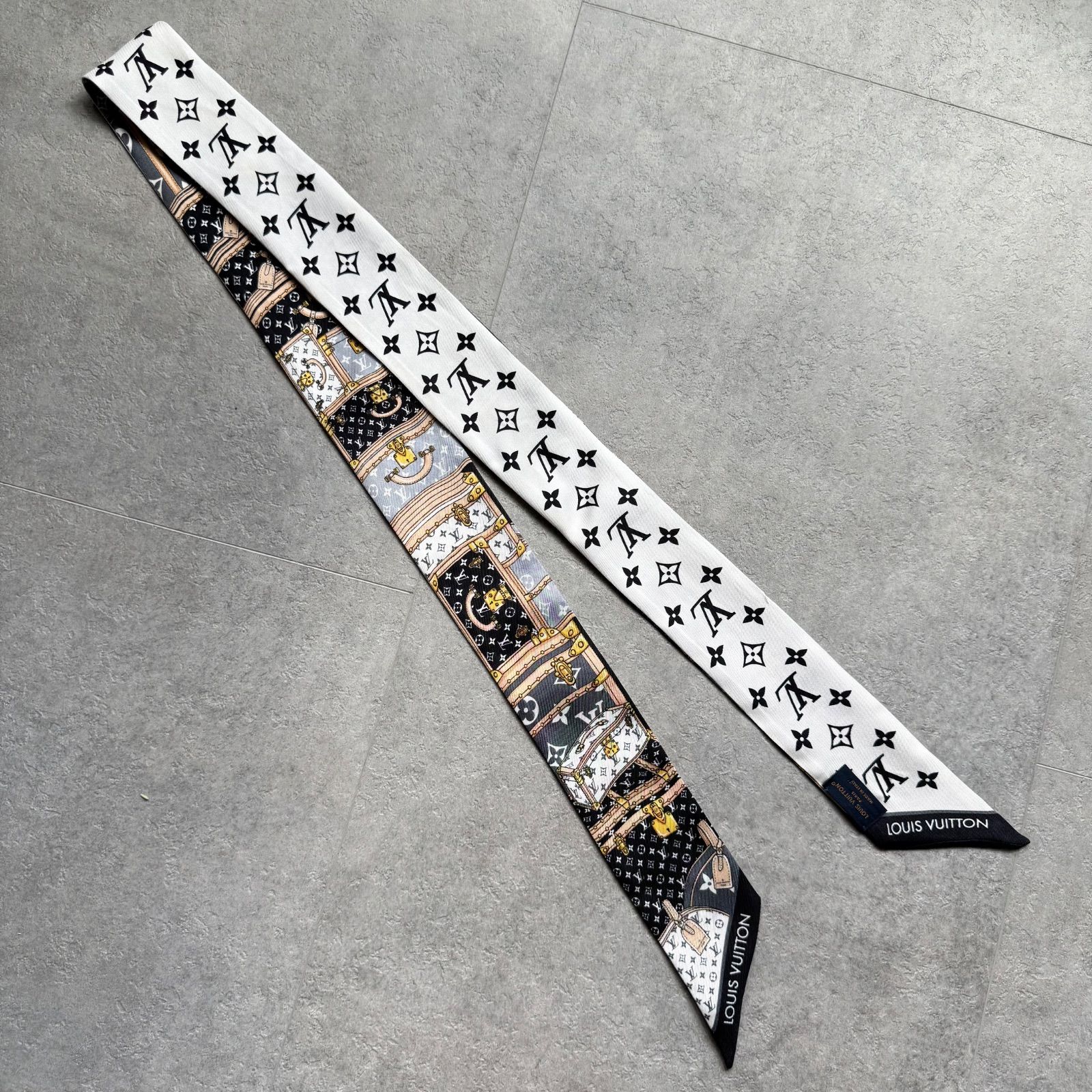LOUIS VUITTON ルイヴィトン バンドーBB レッツゴー スカーフ LOUIS