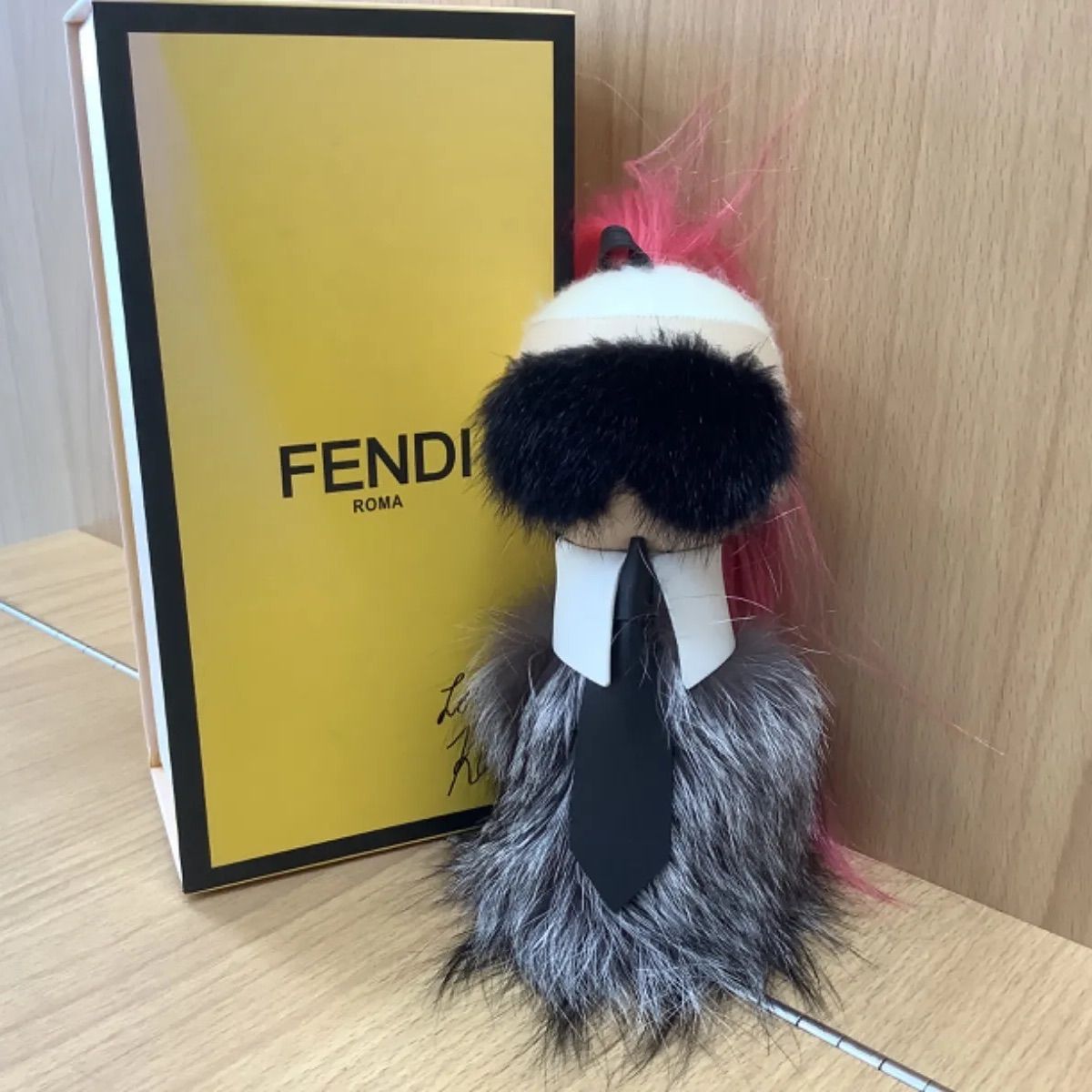 D441 FENDI フェンディ カールラガーフェルド カーリト バッグチャーム