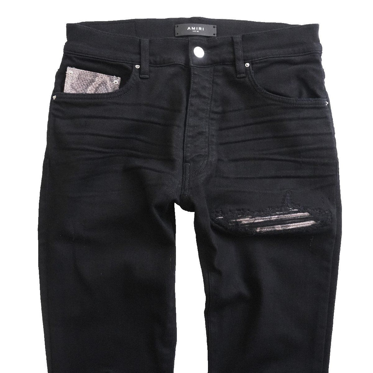 【AMIRI】アミリ ストレッチが効いた スキニー ジーンズ 楽天市場】AMIRI Hand Painted Slit Knee Jean アミリ ハンド