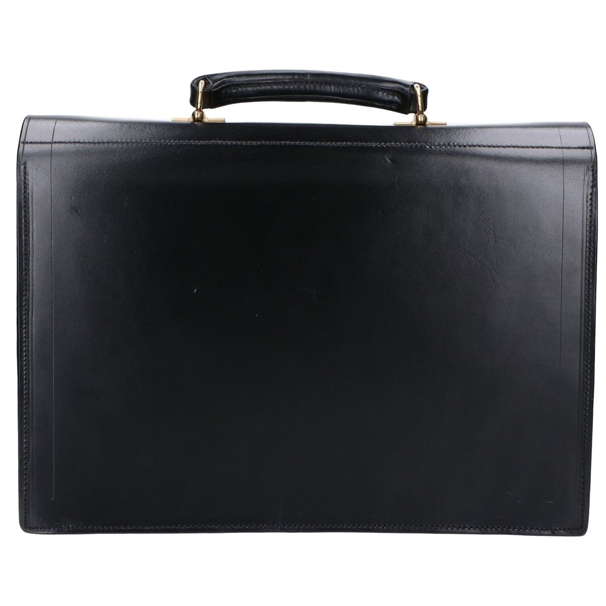 Rutherfords / Flap Over Brief Case / 黒