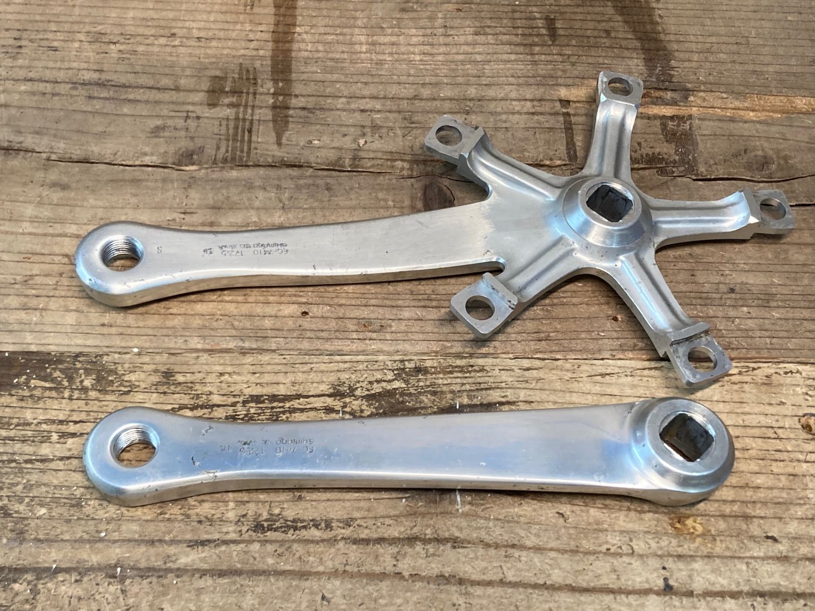 IN591 シマノ SHIMANO デュラエース DURA-ACE FC-7410 クランクセット 172.5mm 52|42T ボルト