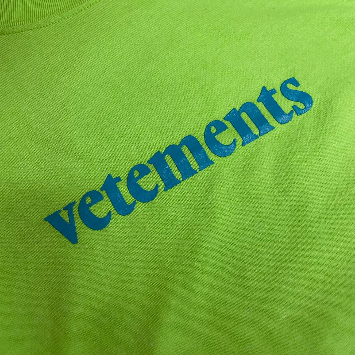 VETEMENTS 20SS バーコードTシャツ ロゴプリント ヴェトモン