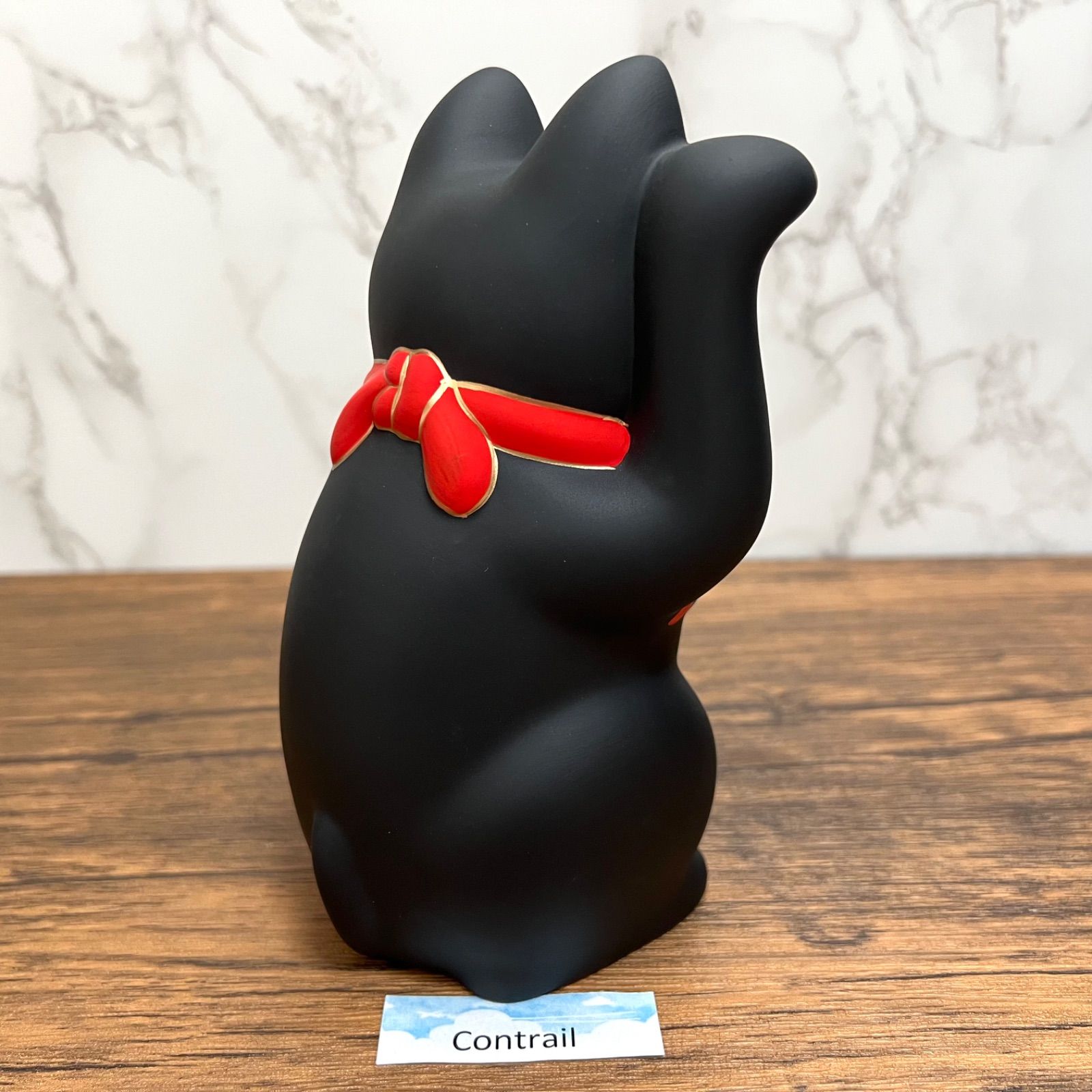 外国版 黒い招き猫 LUCKY CAT 陶器 約26cm 外国版 黒い招き猫 LUCKY CAT 陶器 約26cm 81PpaqdlaHL._UF894