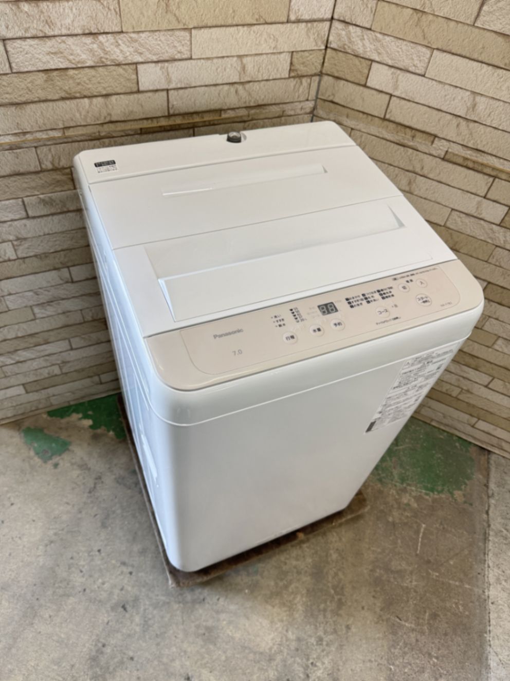 大阪 3か月保障付き 洗濯機 パナソニック 7kg NA-F7B2 SS-208