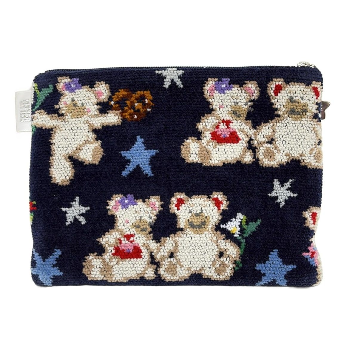 FEILER　フェイラー　リーベ＆リリア　巾着　ポーチ　新品　未使用　ネイビー FEILER - フェイラー リーベ＆リリア 巾着 ネイビーの通販 by