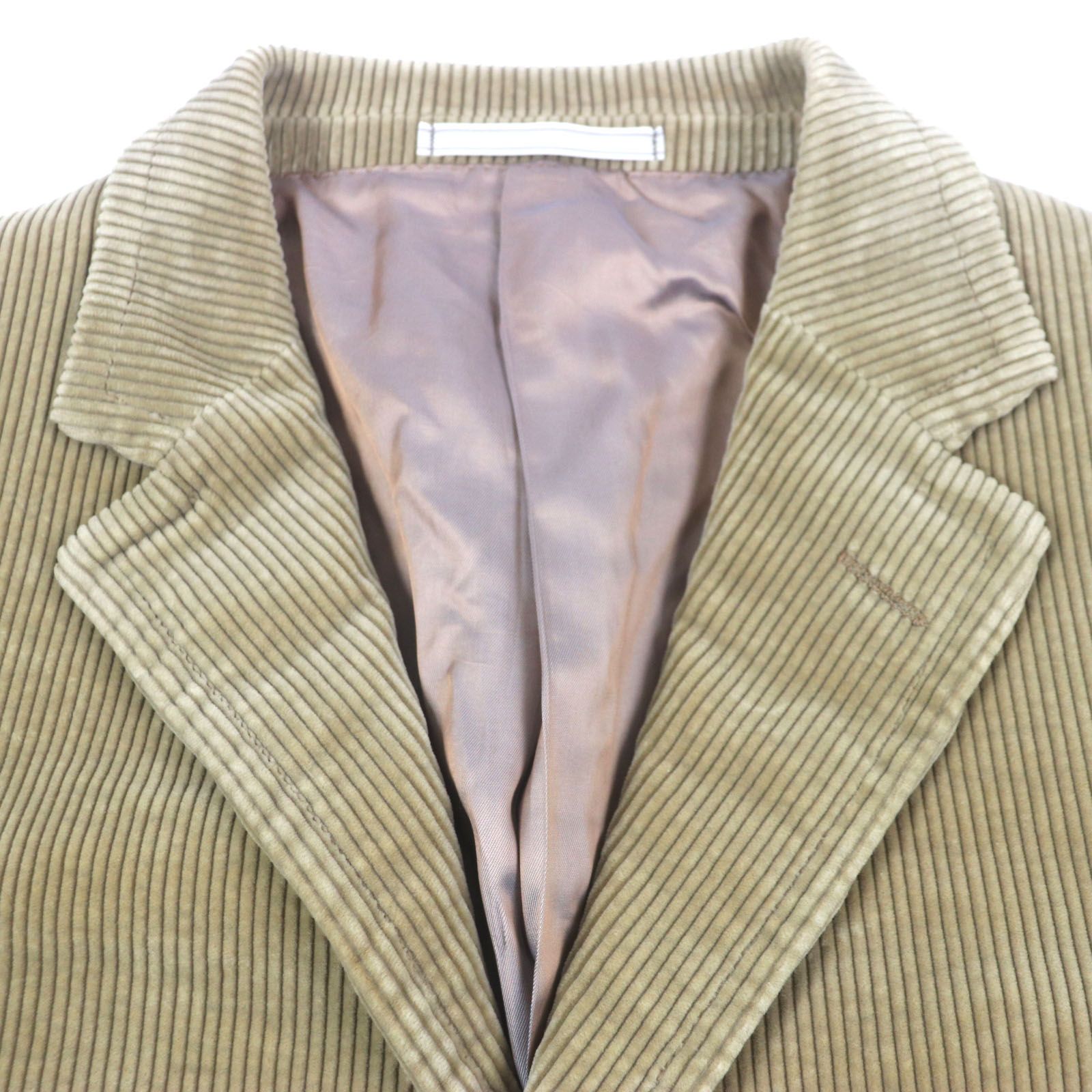 LA6098 GUCCI グッチ ストライプ テーラードジャケット ベージュ44 LA6098 GUCCI グッチ ストライプ テーラードジャケット ベージュ