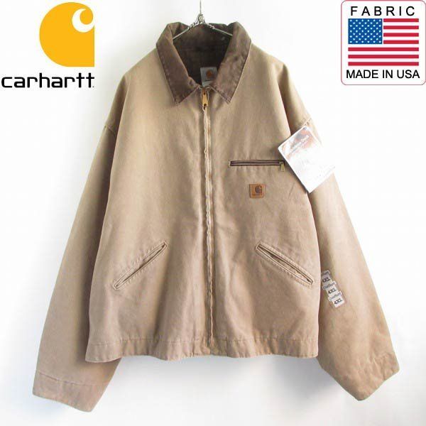 新品 00s carhartt デトロイト ジャケット SDL 4XL サンドストーン